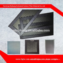 supply all kinds of regular hexagon small pore size aluminum honeycomb filter with light catalyst cold catalyst for air filter